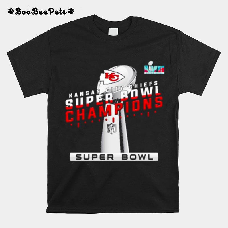 Kansas City Chiefs Super Bowl 2023 Champions Trophy T-Shirt