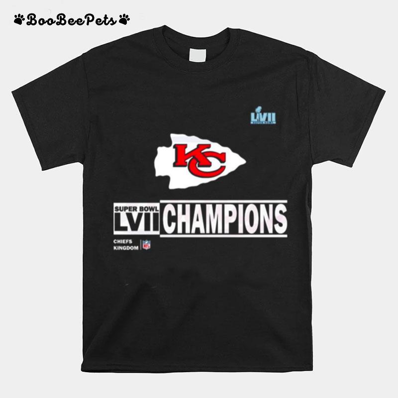 Kansas City Chiefs Super Bowl Lvii Champions Logo 2023 T-Shirt