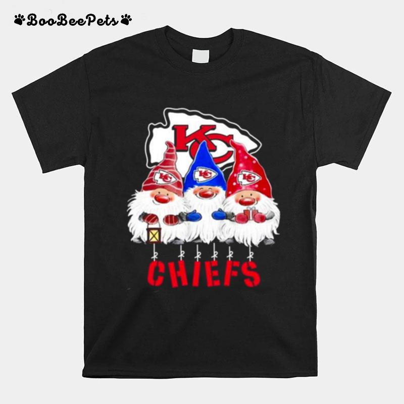Kansas City Chiefs Team Gnomies Christmas 2022 Happy New Year 2023 T-Shirt