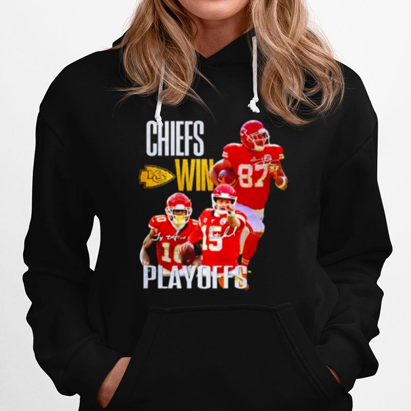 Kansas City Chiefs Win Playoffs Signatures Hoodie