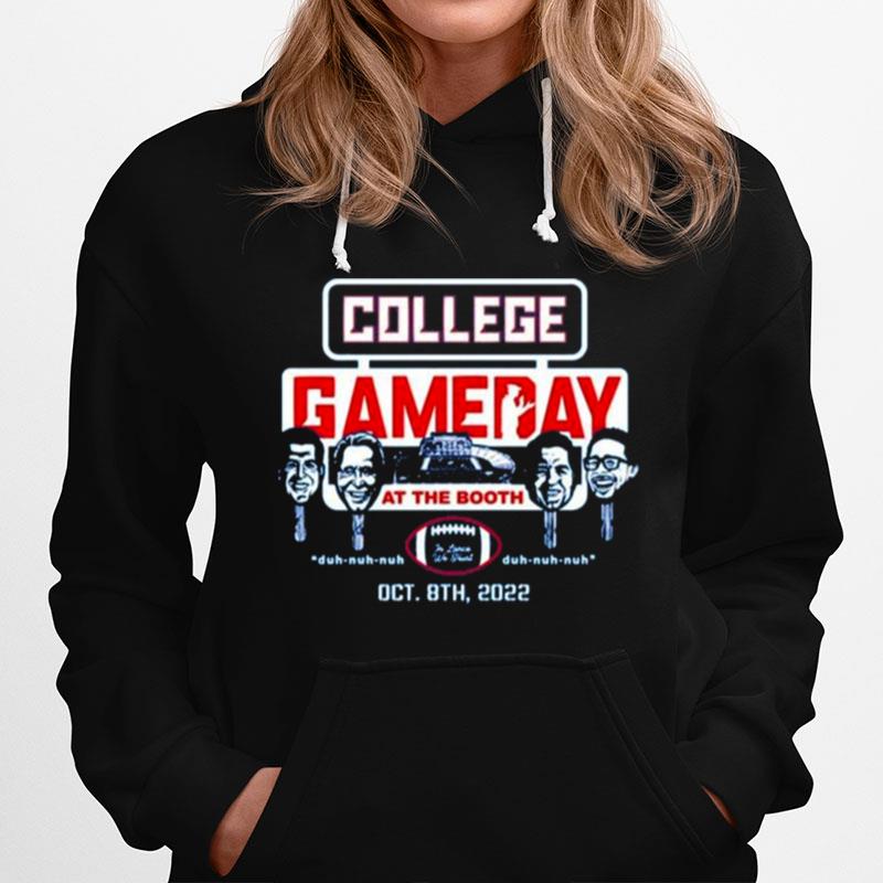 Kansas Jayhawk College Gameday At The Booth Oct 8Th 2022 Hoodie