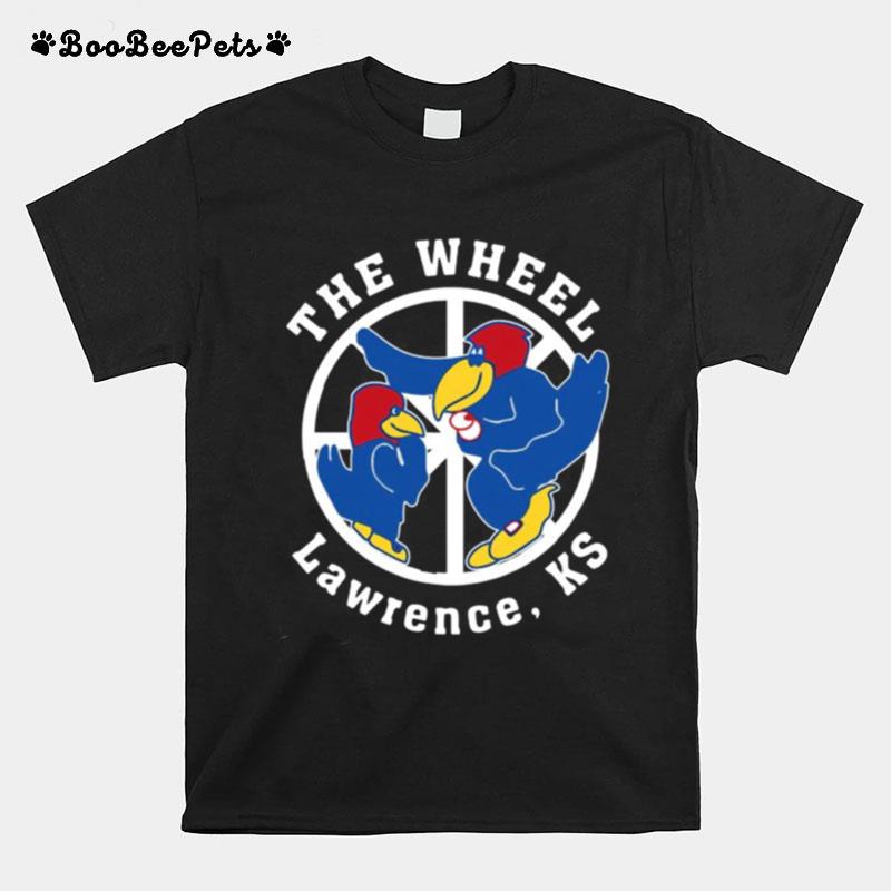 Kansas Jayhawks The Wheel Lawrence Ks T-Shirt