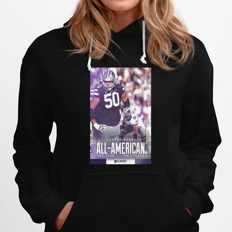 Kansas State The Athletic Cooper Beebe All American First Team Poster Copy Hoodie