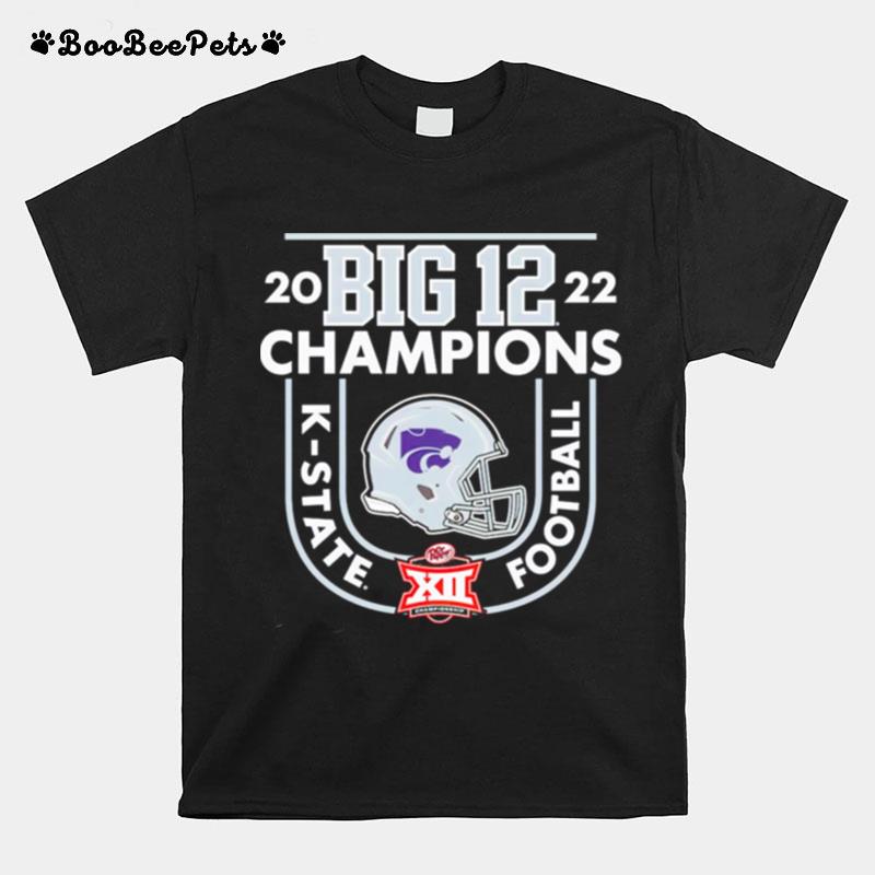 Kansas State Wildcats 2022 Big 12 Conference Champions T-Shirt