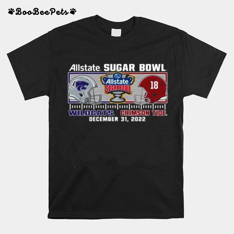 Kansas State Wildcats 2022 Sugar Bowl Risk Rate T-Shirt