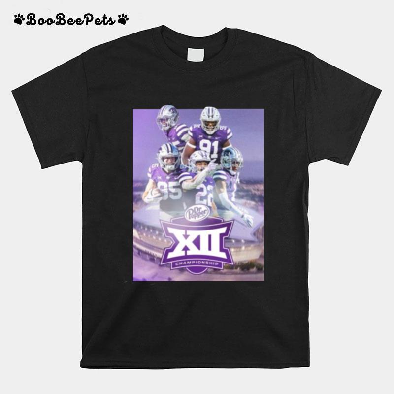 Kansas State Wildcats Dr Pepper Xii Championship 2022 T-Shirt