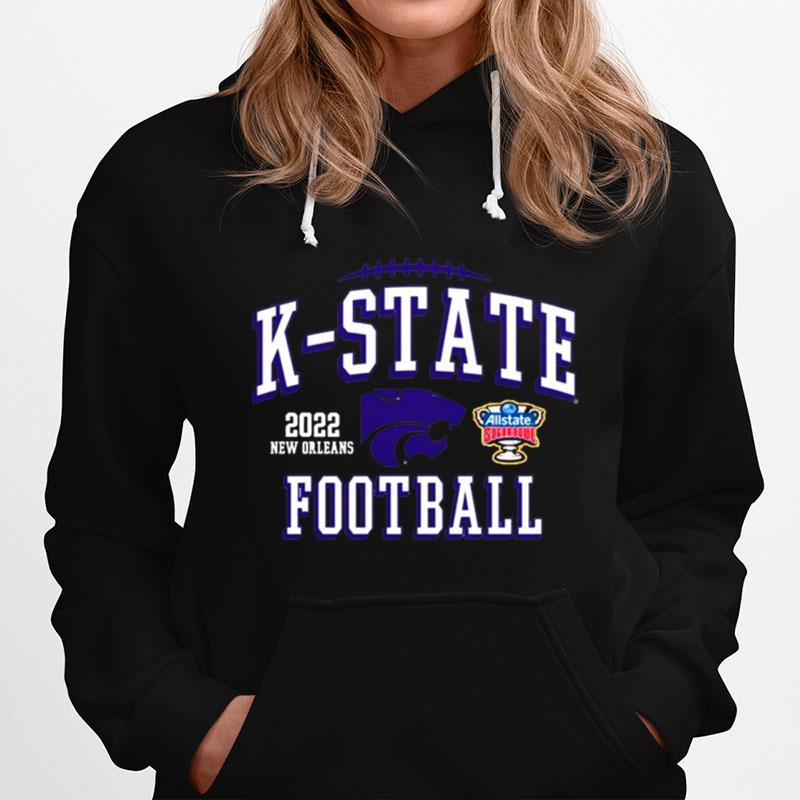 Kansas State Wildcats Football 2022 New Orleans Allstate Sugar Bowl Bash Hoodie