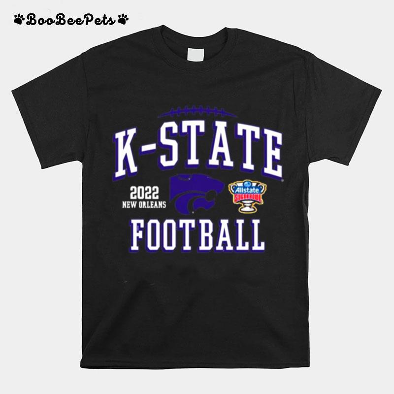 Kansas State Wildcats Football 2022 New Orleans Allstate Sugar Bowl Bash T-Shirt