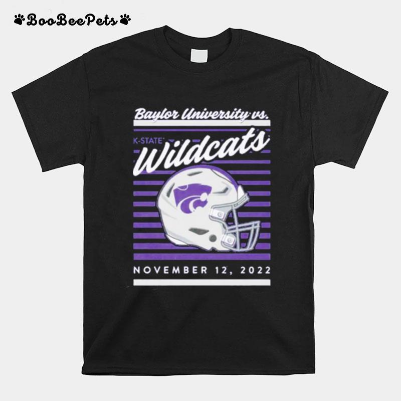 Kansas State Wildcats Vs Baylor Bears Game Day Nov 2022 T-Shirt