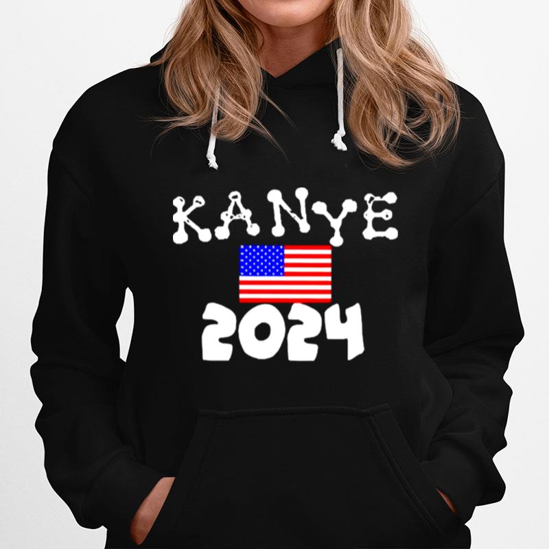 Kanye 2024 American Flag Hoodie