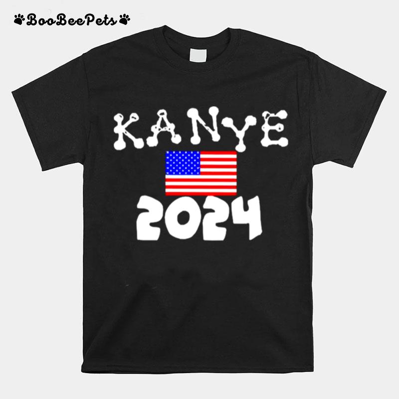 Kanye 2024 American Flag T-Shirt