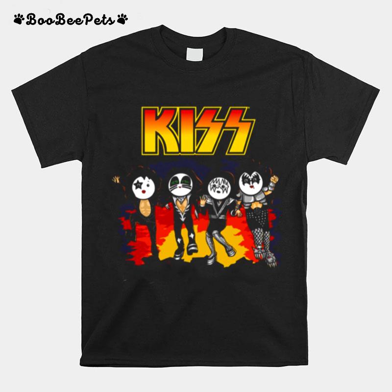 Kawaii Kiss Band Happy Halloween T-Shirt