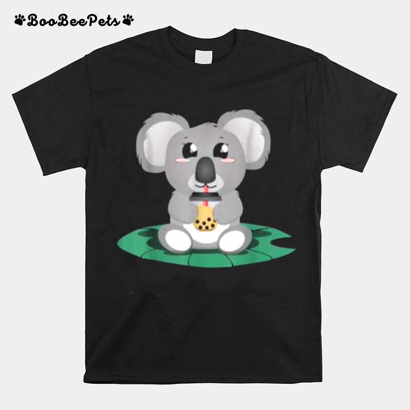 Kawaii Koala Boba Milk Tea T-Shirt