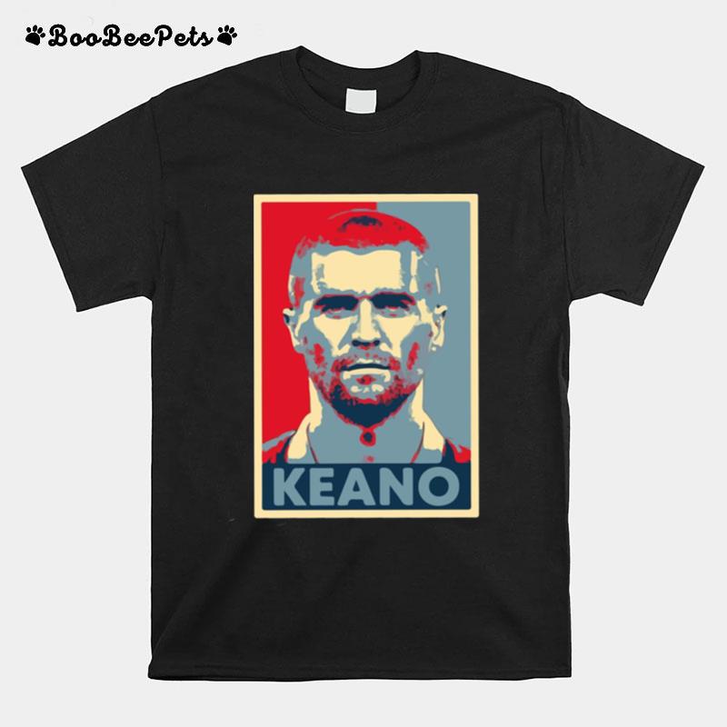 Keano Portrait Roy Keane Manchester United T-Shirt