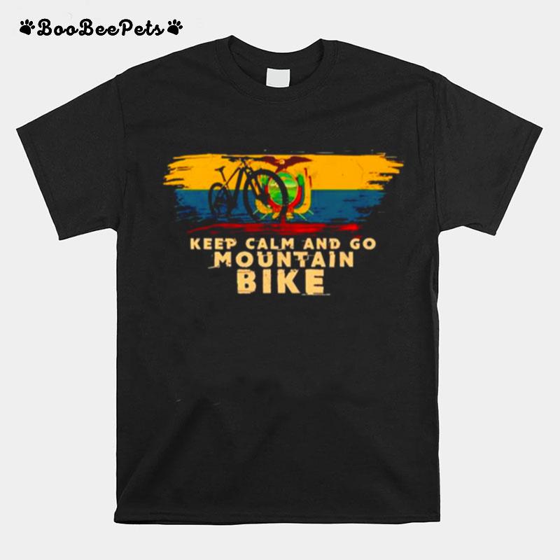 Keep Calm And Go Mountain Bike T-Shirt