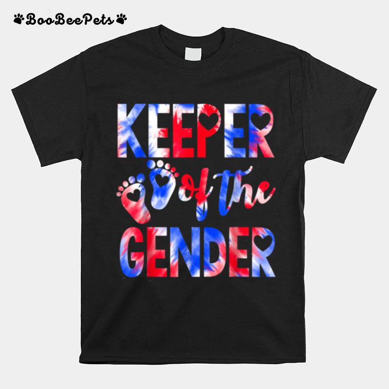 Keeper Of The Gender 4Th Of July Baby Gender Reveal T B0B4Z2Jlv1 T-Shirt