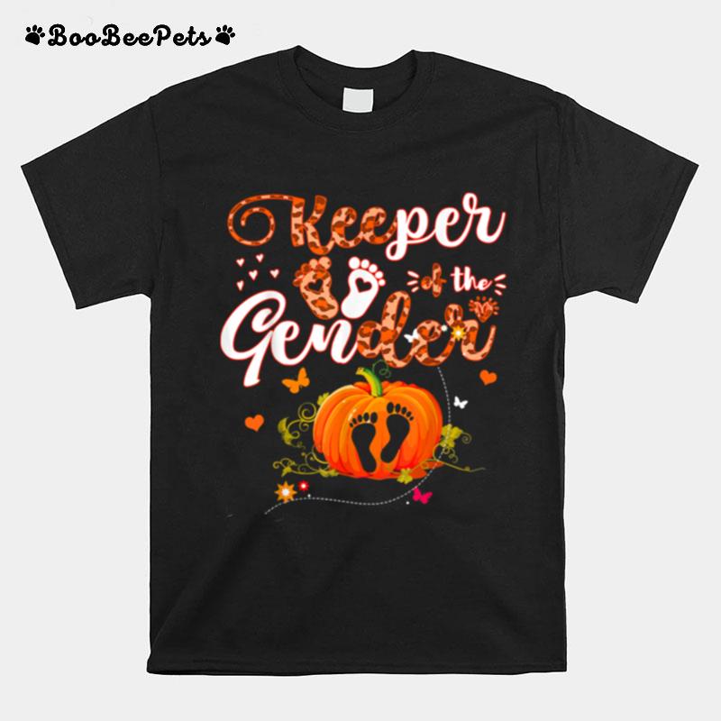 Keeper Of The Gender Reveal Baby Halloween Party T-Shirt