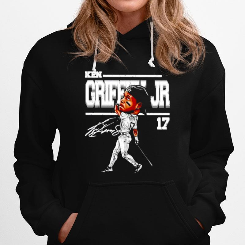 Ken Griffey Jr. Chicago White Sox Cartoon Signature Hoodie