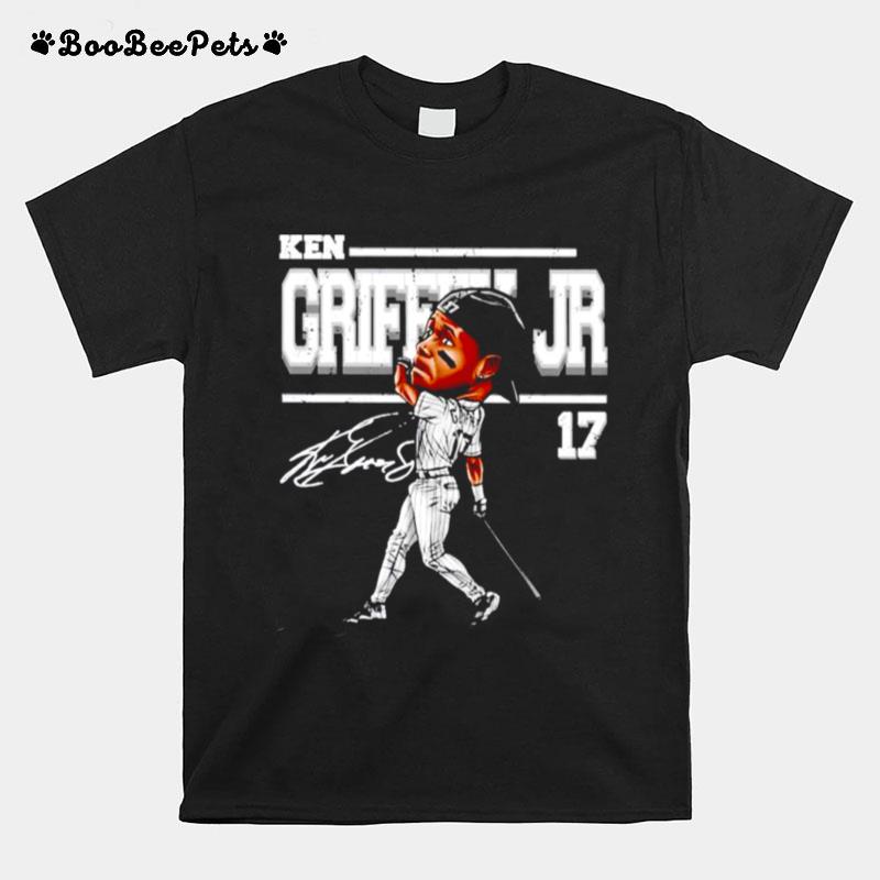 Ken Griffey Jr. Chicago White Sox Cartoon Signature T-Shirt