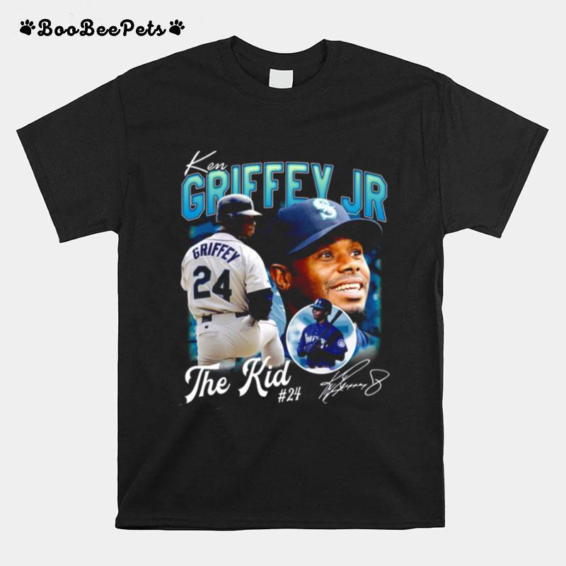 Ken Griffey Jr The Kid Baseball Vintage Signature T-Shirt