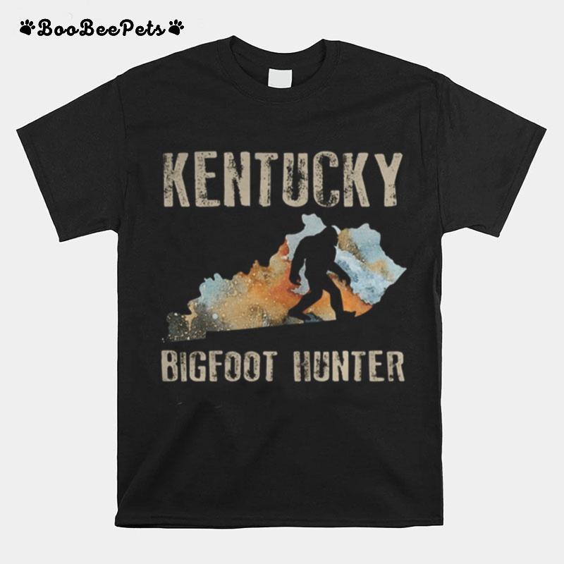 Kentucky Bigfoot Hunter Sunset T-Shirt