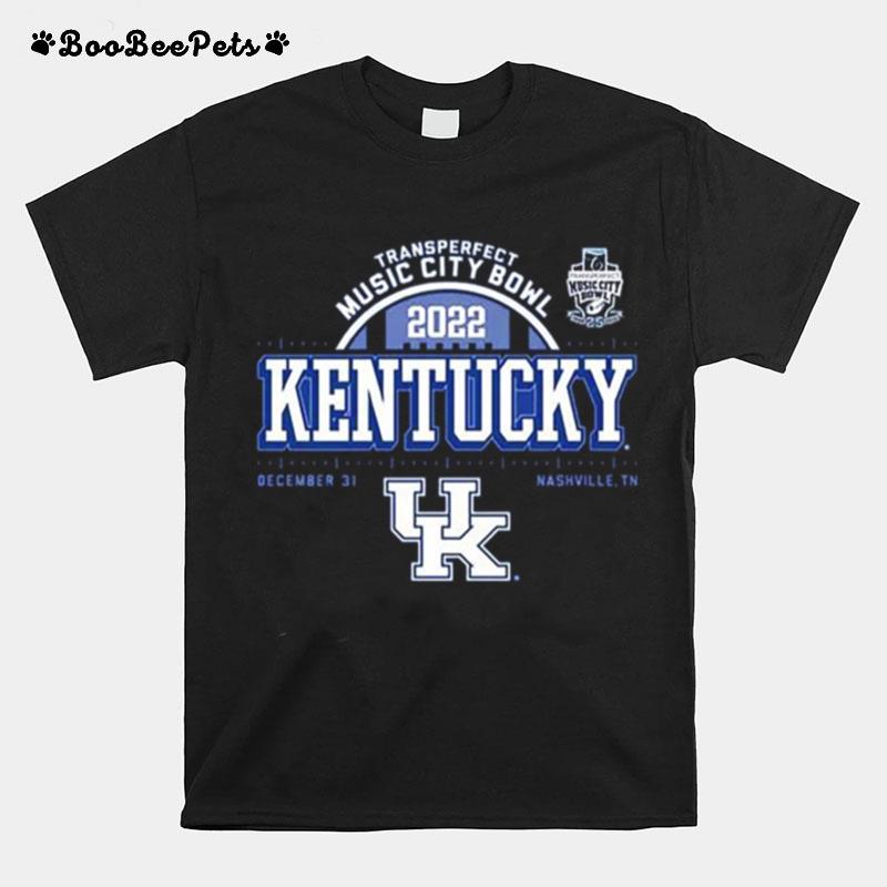Kentucky Wildcats Transperfect Music City Bowl Bound 2022 T-Shirt