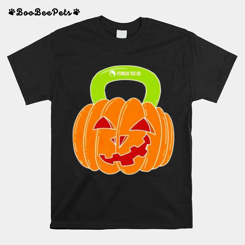 Kettle Bell Pumpkin Halloween T-Shirt