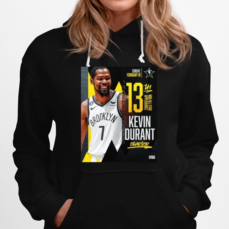 Kevin Durant 13Th Nba All Star Appearance Team Captain Hoodie