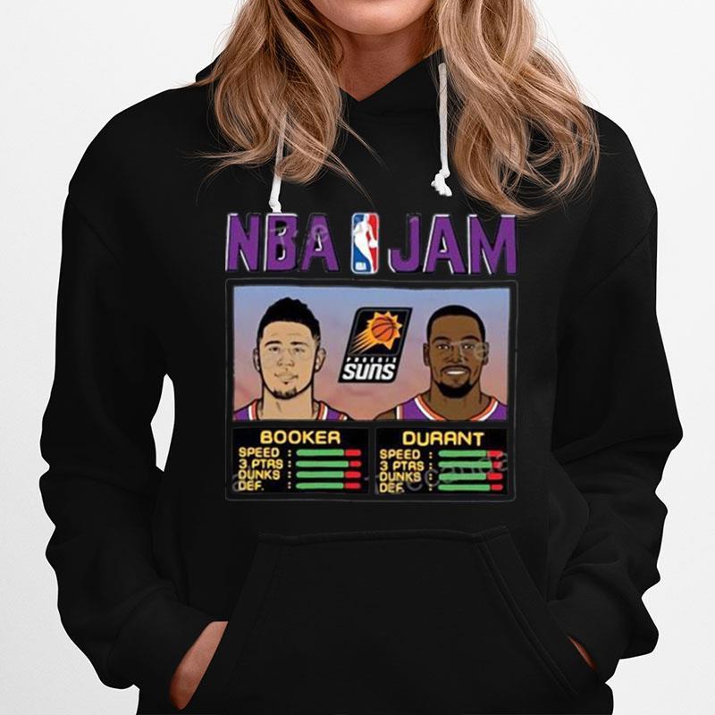 Kevin Durant Devin Booker Phoenix Suns Homage Nba Jam Hoodie