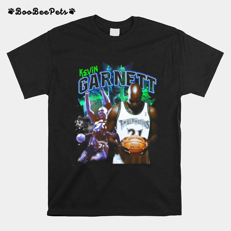 Kevin Garnett Basketball Collage T-Shirt