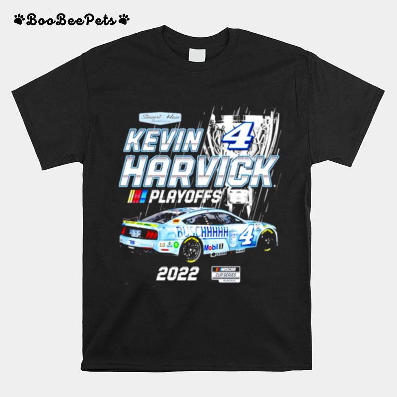 Kevin Harvick Stewart Haas Racing Team Collection Black Nascar Cup Series Playoffs T-Shirt