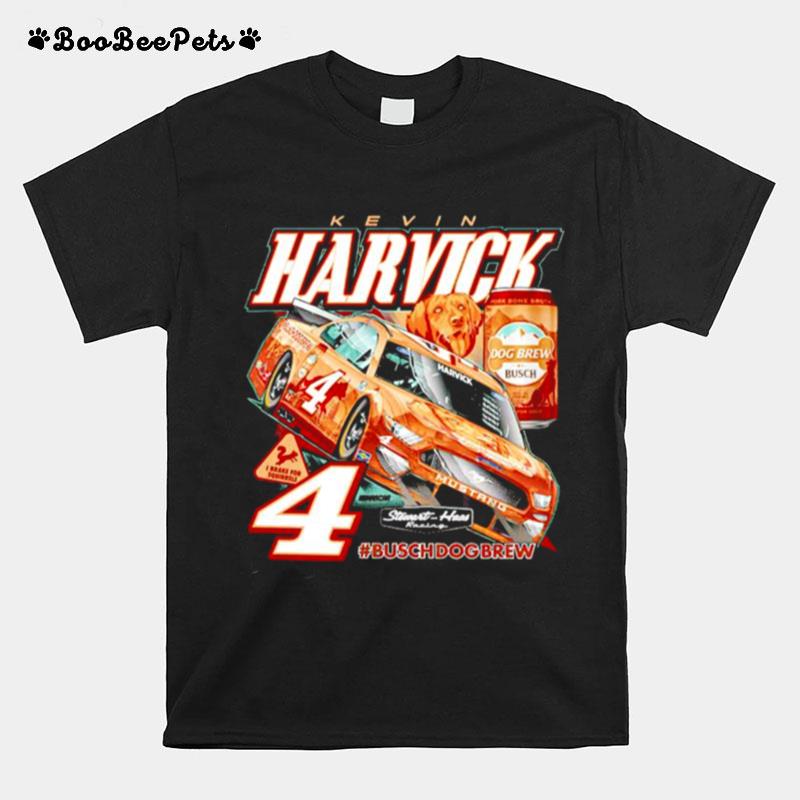 Kevin Harvick Stewart Haas Racing Team Collection Busch Dog Brew T-Shirt