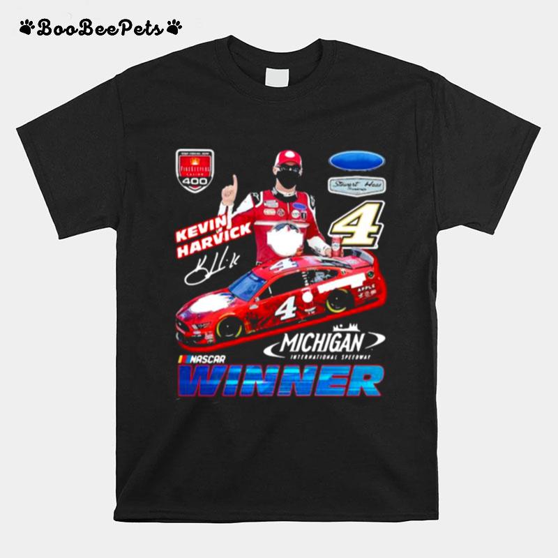 Kevin Harvick Winner Michigan Nascar T-Shirt