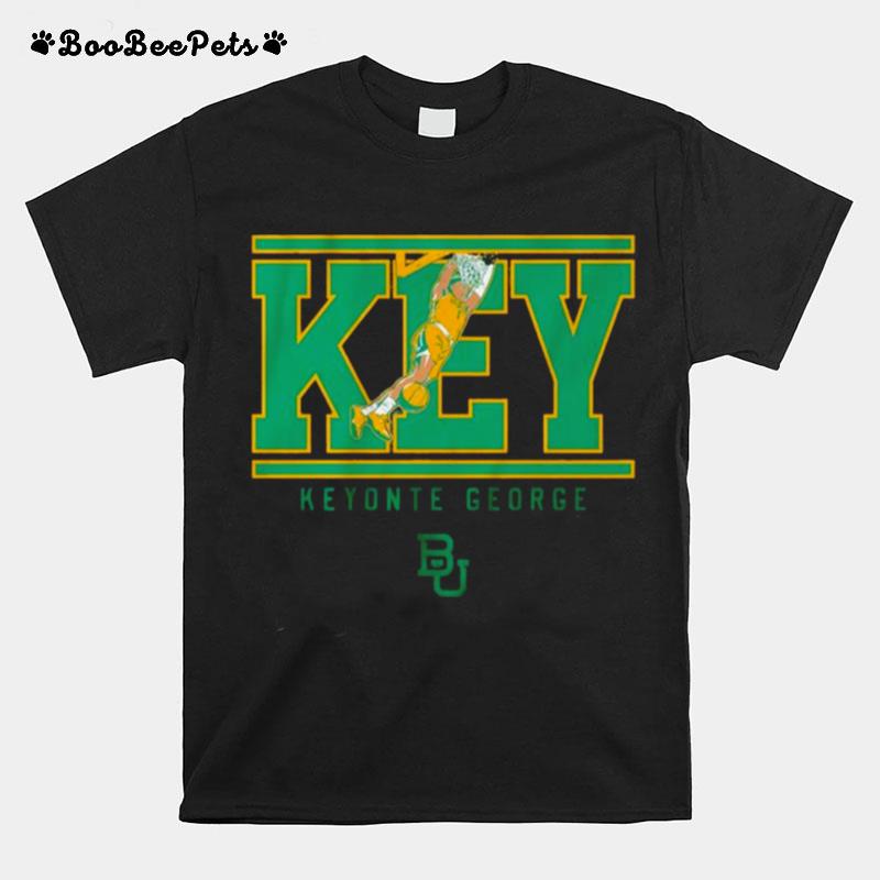 Keyonte George Key Baylor Bears T-Shirt