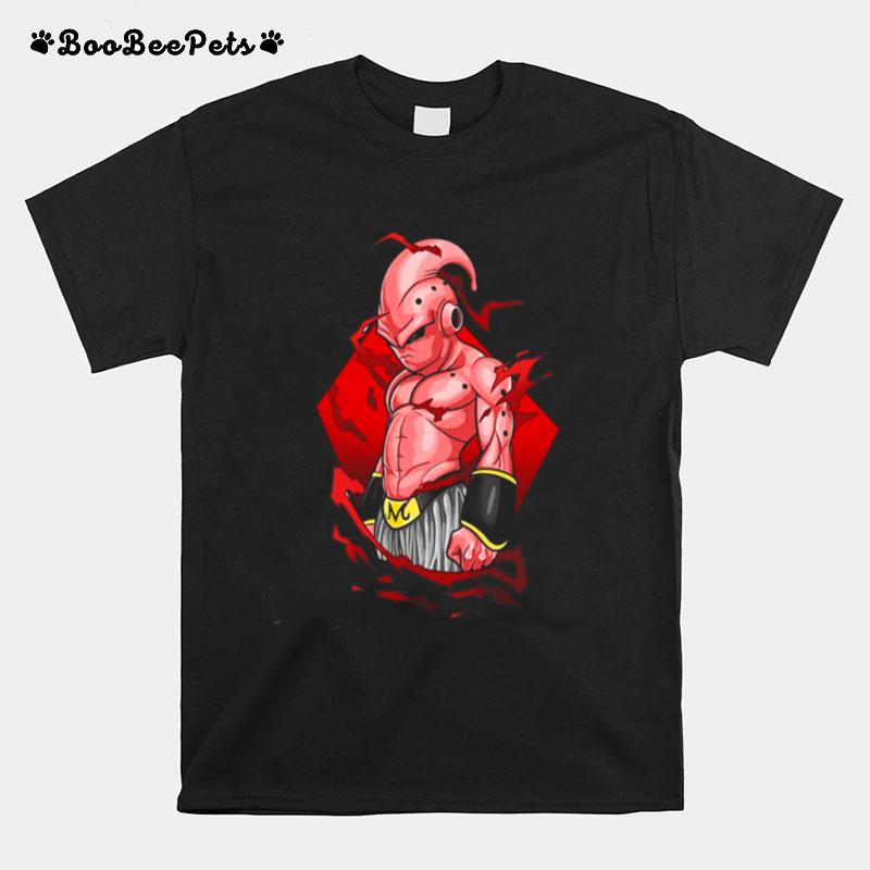 Kid Buu Dragon Ball Character Fanmade Dbz Artwork T-Shirt