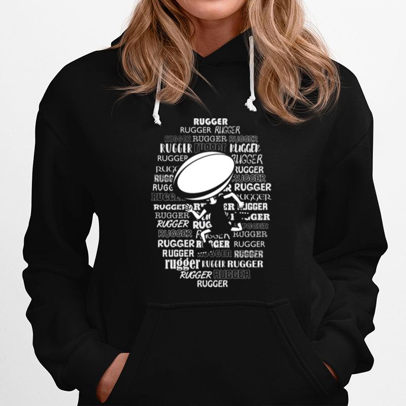 Kid Sports Quote Rugby Hoodie