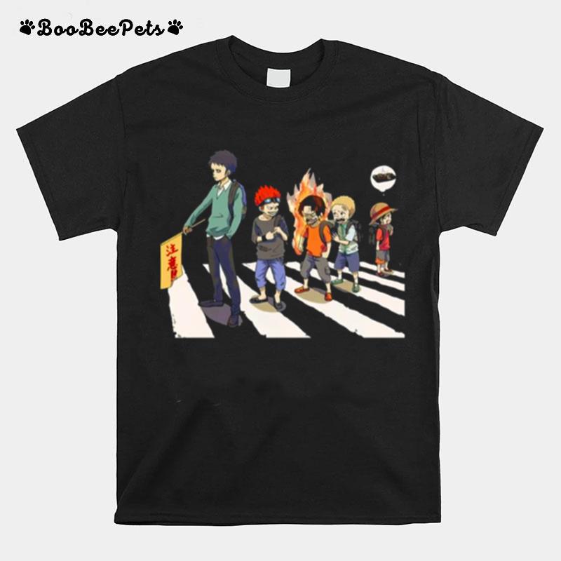 Kid Ver Of One Piece Anime Funny Boy T-Shirt