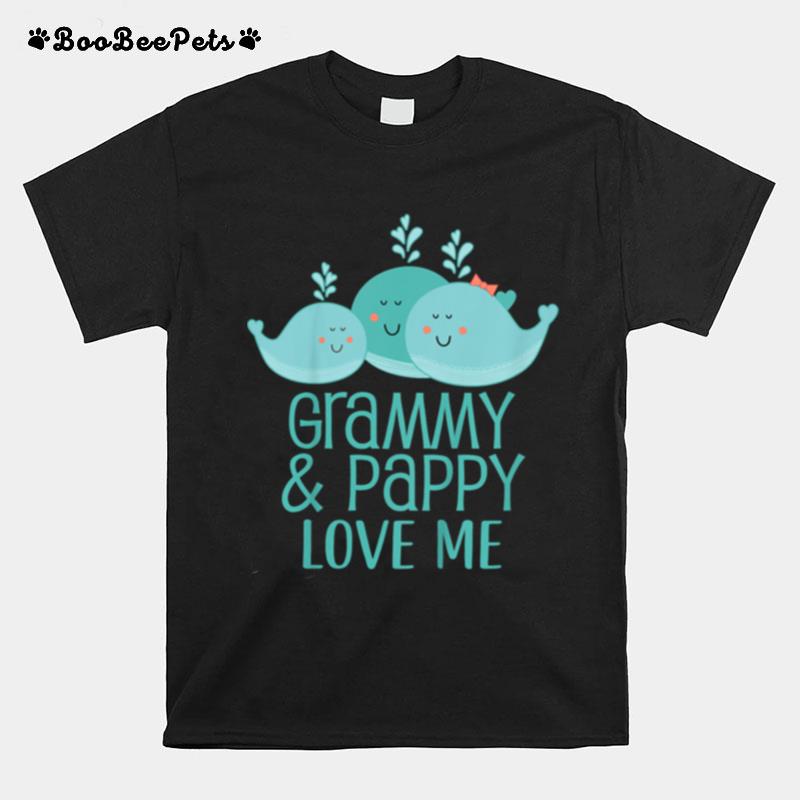 Kids Grammy And Pappy Love Me T-Shirt