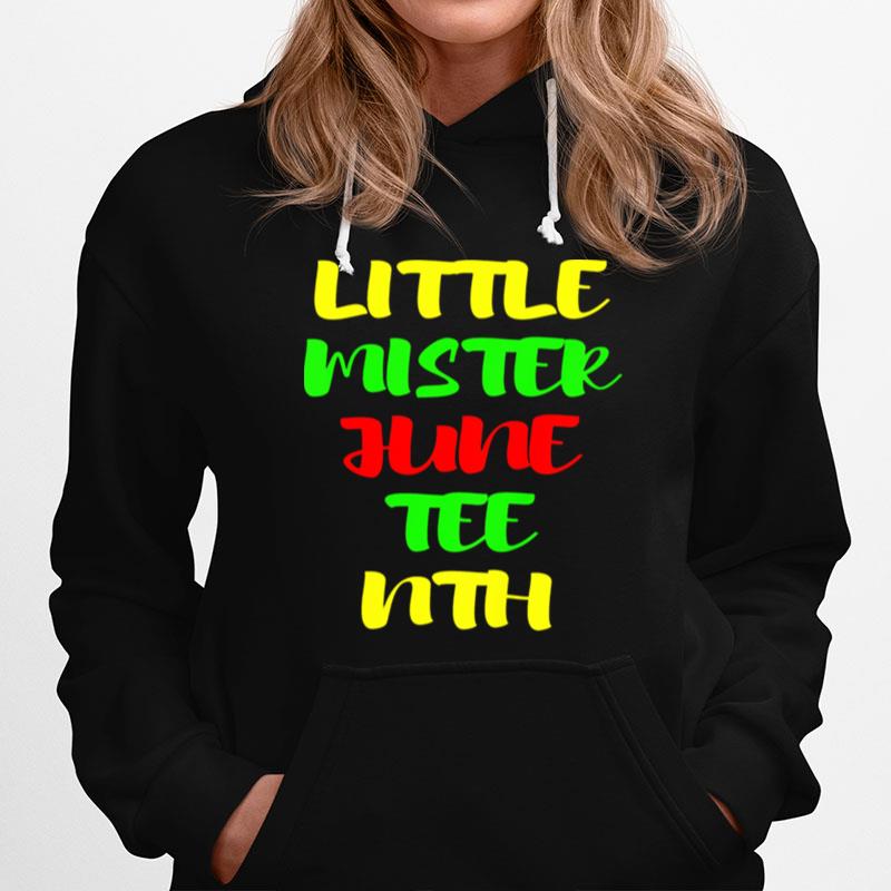 Kids Little Mister Juneteenth Hoodie