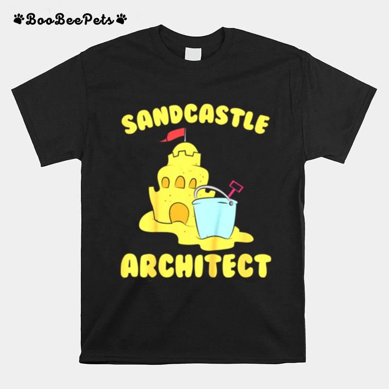 Kids Sand Castle Beach Toys Architect T-Shirt