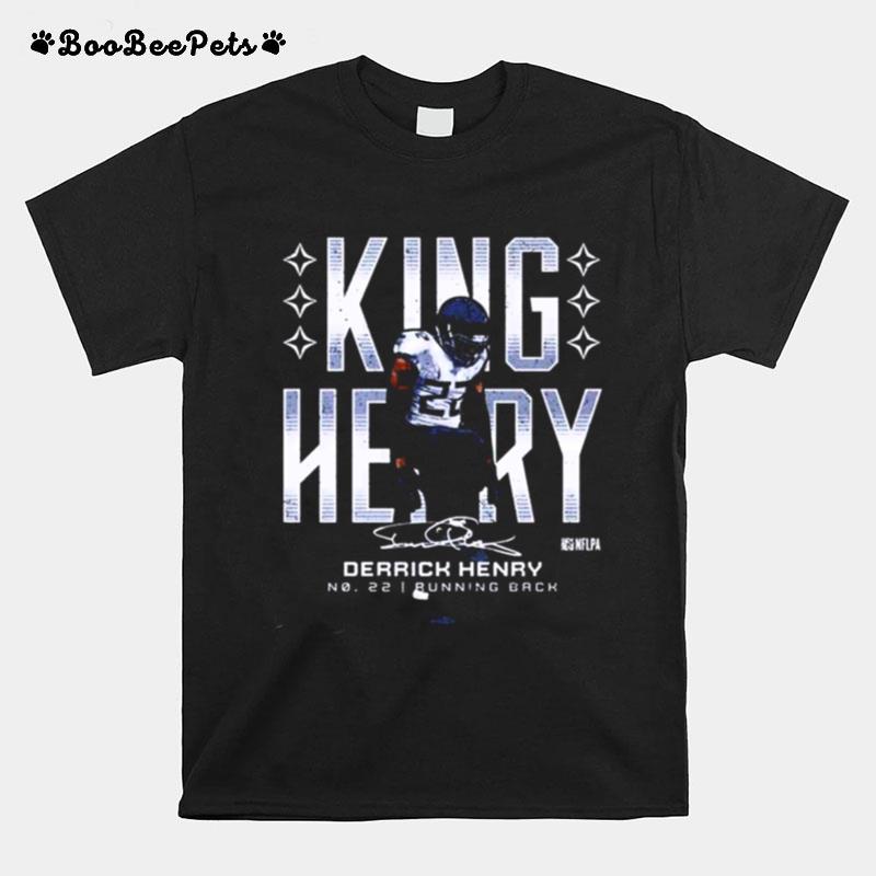 King Henry Derrick Henry Tennessee Football No 22 T-Shirt