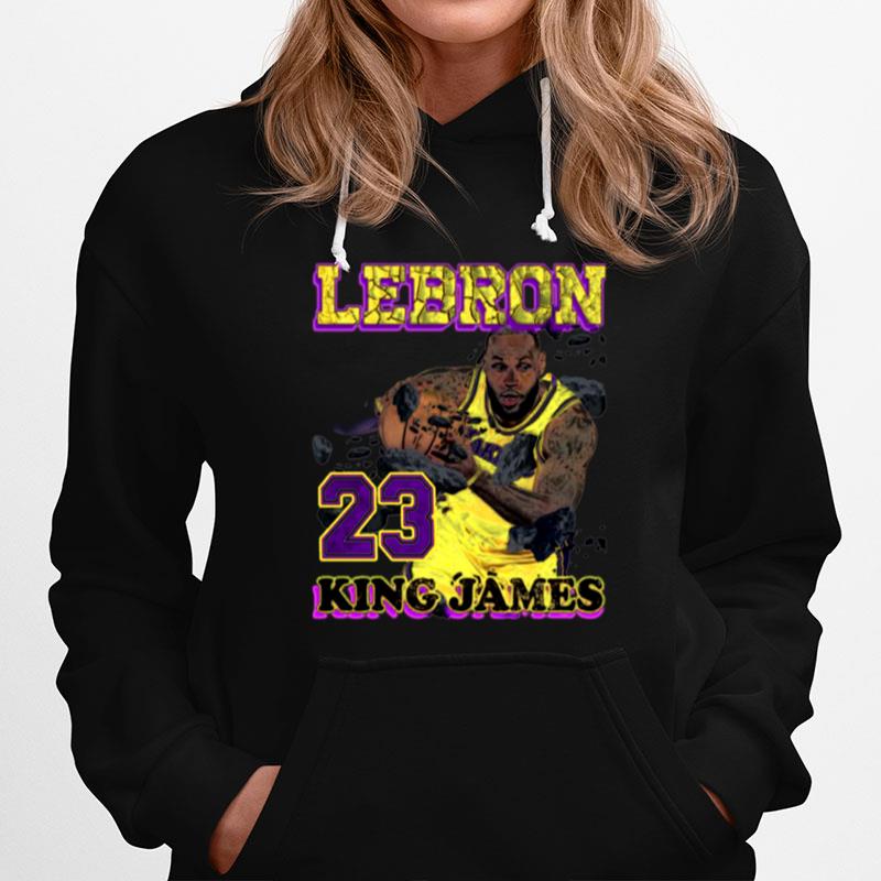 King Lebron James 90S Vintage Bootleg Style Hoodie