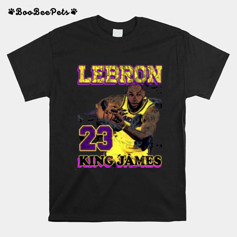 King Lebron James 90S Vintage Bootleg Style T-Shirt