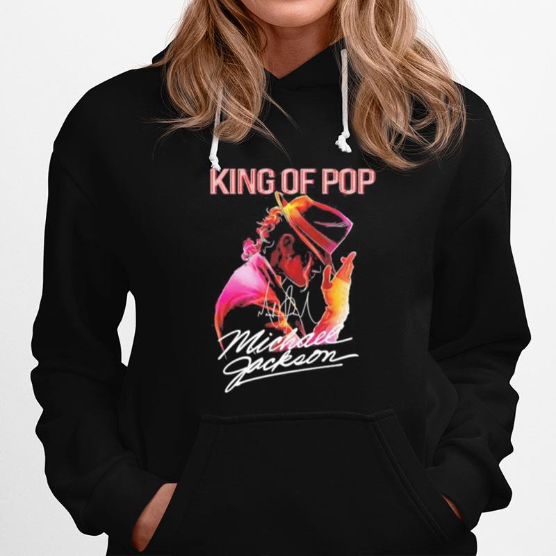 King Of Pop Michael Jackson Album Signature Hoodie