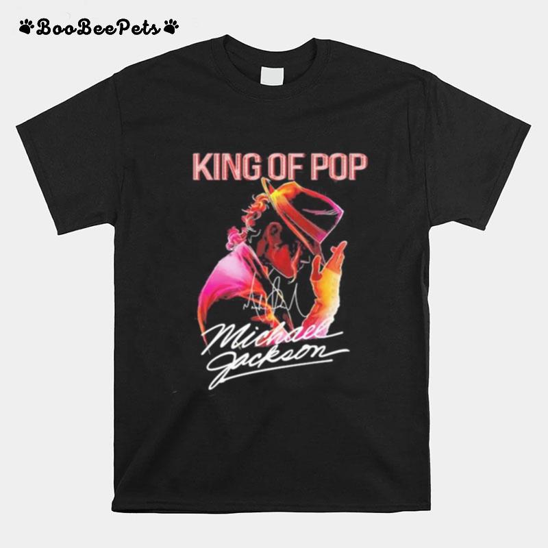 King Of Pop Michael Jackson Album Signature T-Shirt