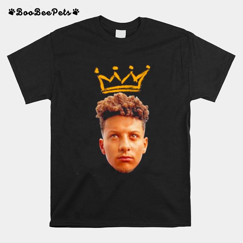 King Patrick Mahomes Drawn Crown Super Bowl Lvii T-Shirt