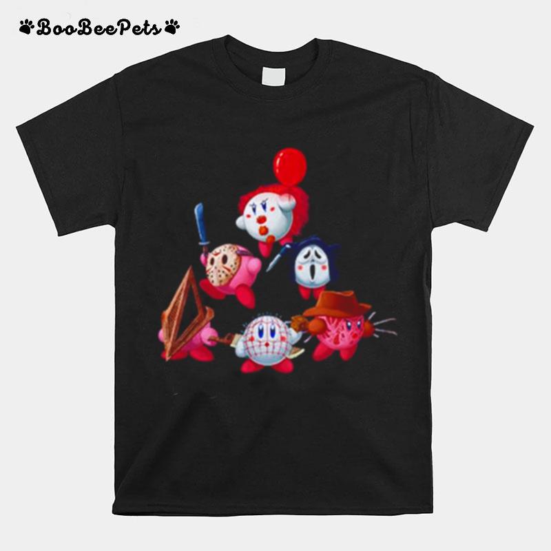 Kirby Horror Characters Movie Killers T-Shirt