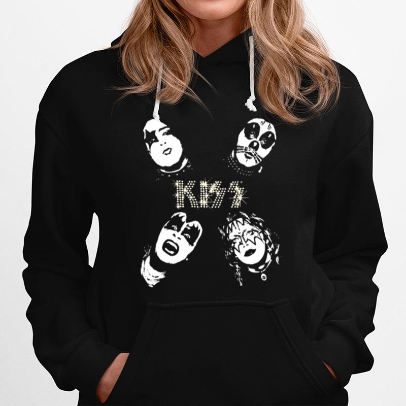 Kiss Band 1974 Poster Hoodie