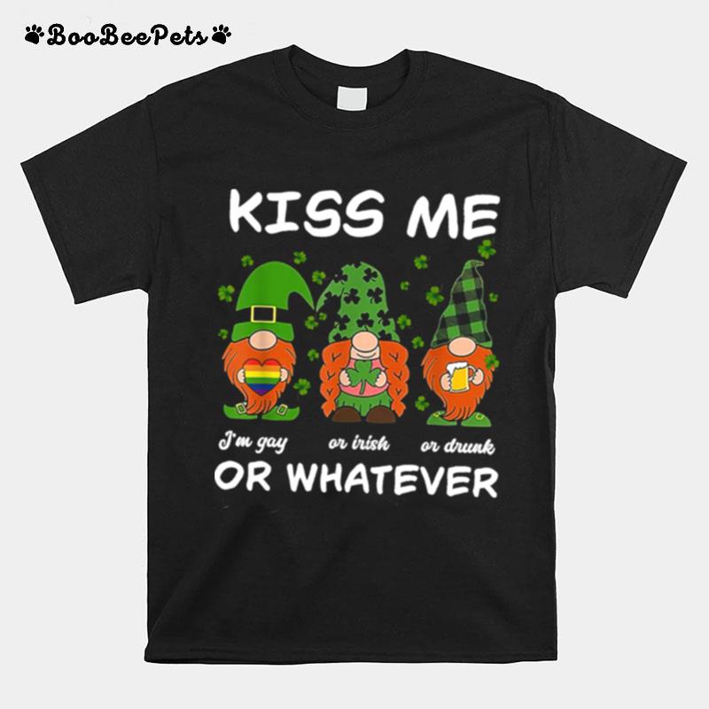 Kiss Me Im Gay Or Irish Or Drunk Or Whatever T-Shirt