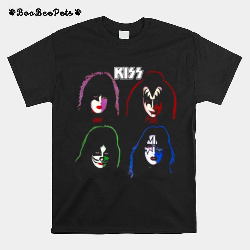 Kiss Present Rock Band Music T-Shirt